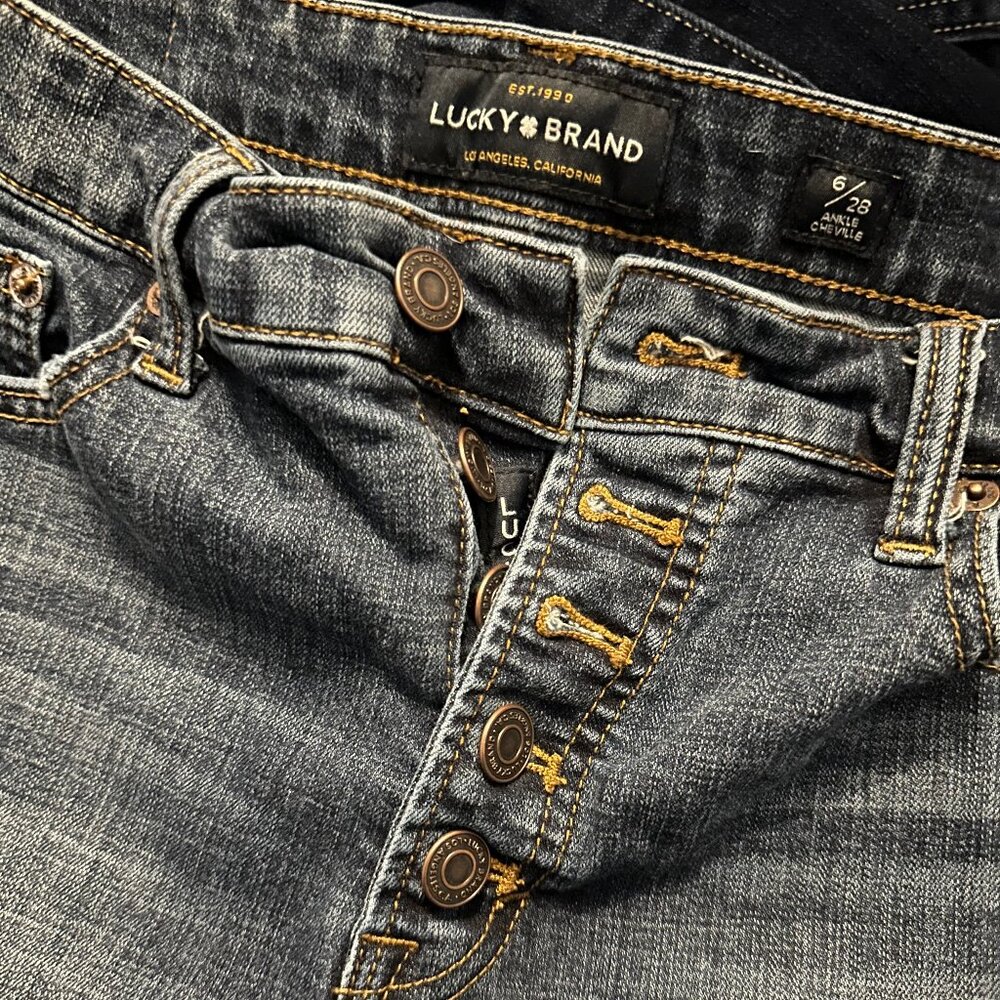LUCKY Brand Women's Denim Jeans Ankle Cheville Size 6